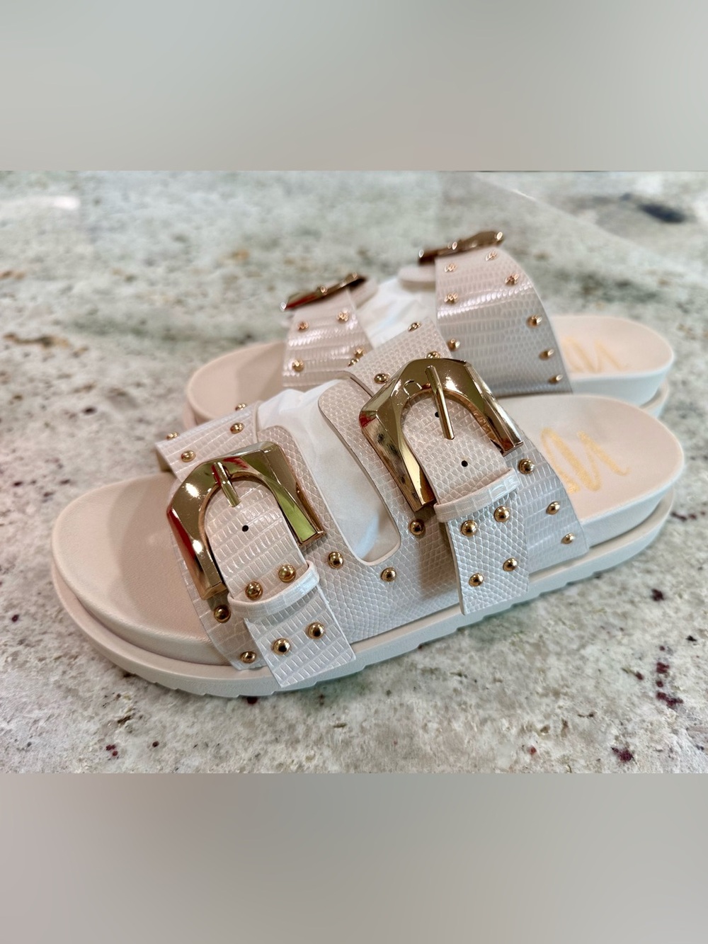 "MARIGOLD" SANDAL IN CREAM by Not Rated